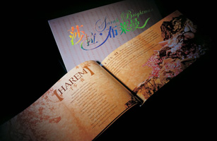 設計公(gōng)司-莎拉•布萊曼2004北京演唱會節目畫冊設計